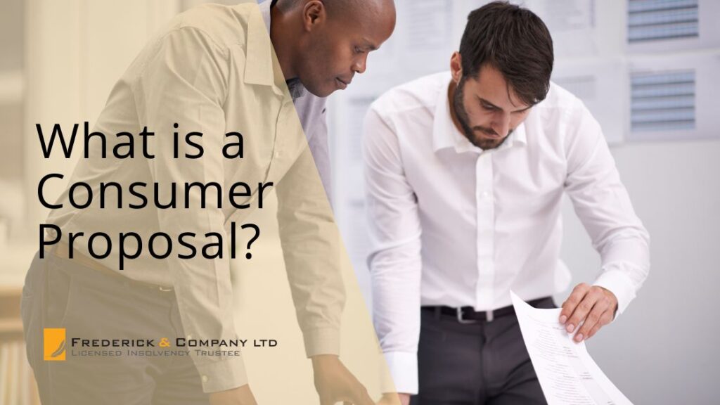 what is a consumer proposal